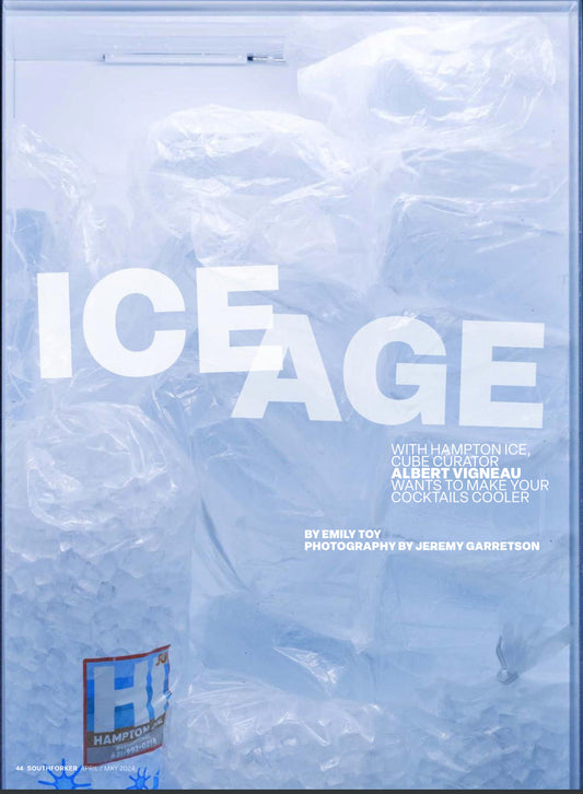 With Hampton Ice, cube curator Albert Vigneau wants to make your cocktails cooler